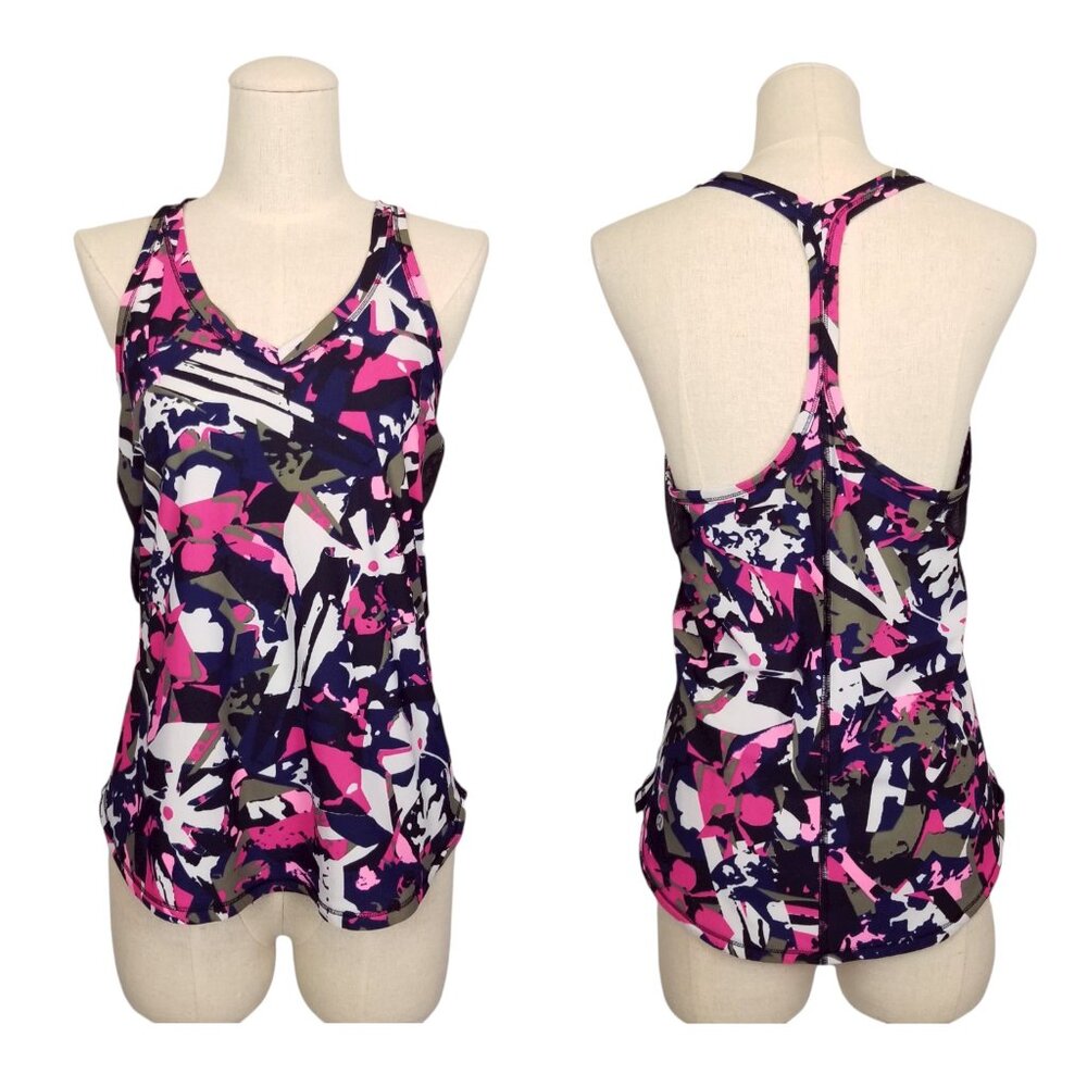 Lululemon Fast Lane Singlet Pop Cut Boom Juice Sz 6